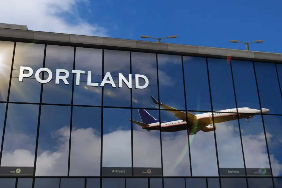 A terminal at Portland Airport
