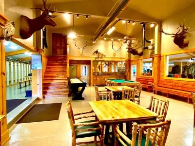 A view of the Trophy Room